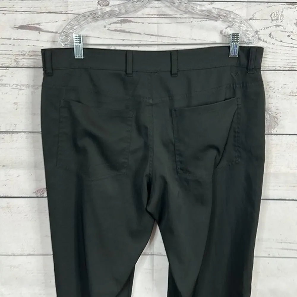 Callaway Pants Mens 36 Black Pockets Light Weight Golf Stretch‎ Office